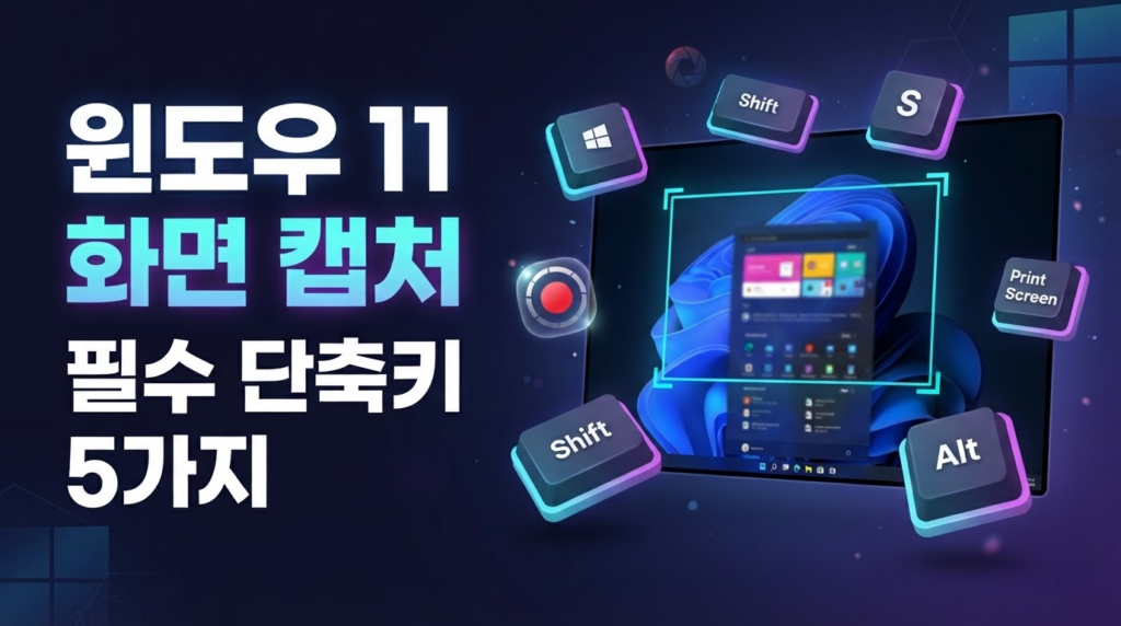 윈도우 캡처단축키