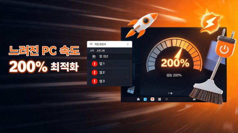 느려진 PC 최적화