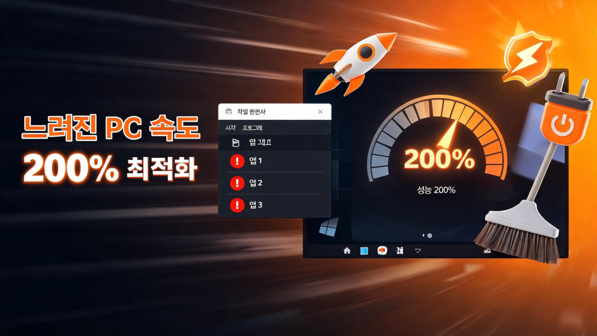 느려진 PC 최적화
