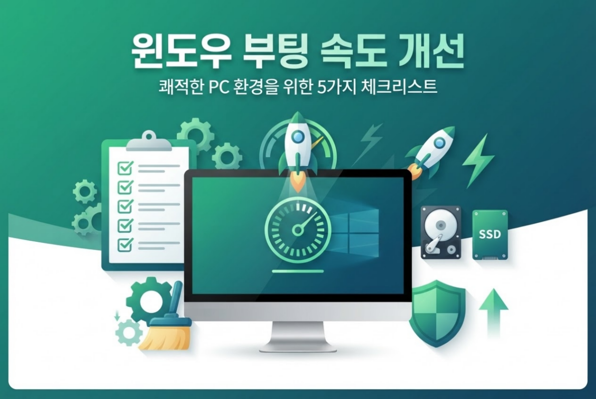 윈도우부팅속도 개선